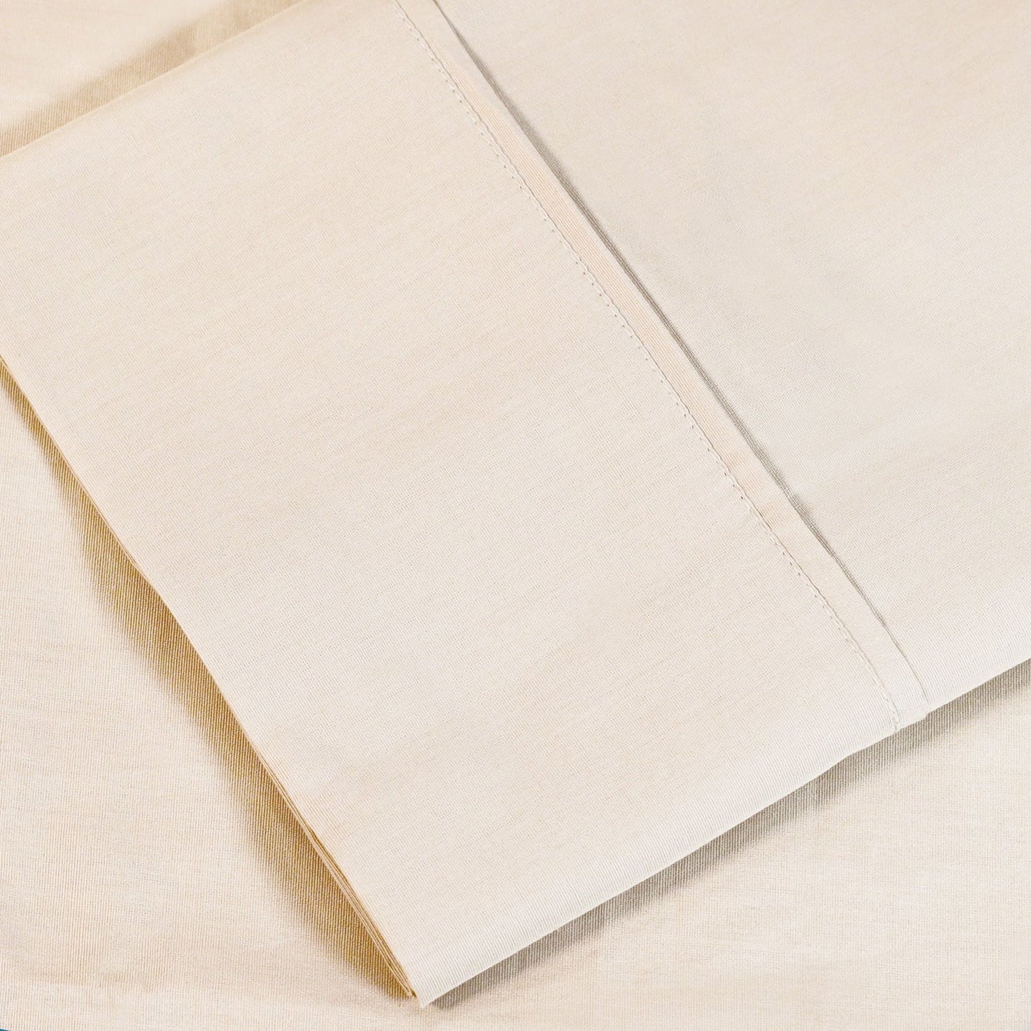 Solid Cotton Percale 2-Piece Pillowcase Set - Ivory