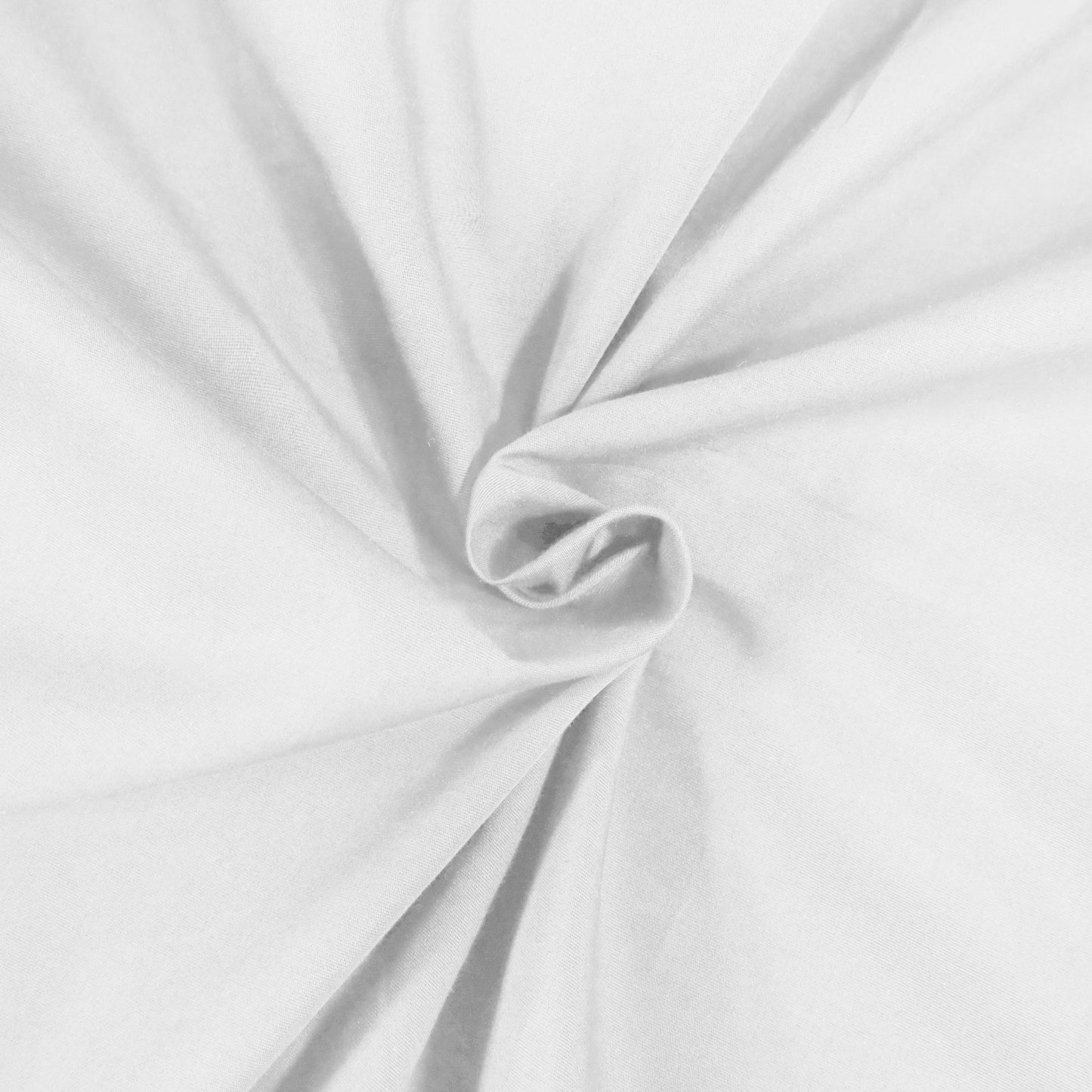 Solid Cotton Percale 2-Piece Pillowcase Set - White