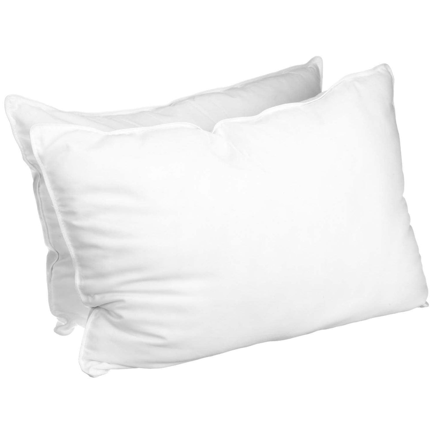 Down Alternative Medium Density Solid Pillows, Set of 2 and 4 - White