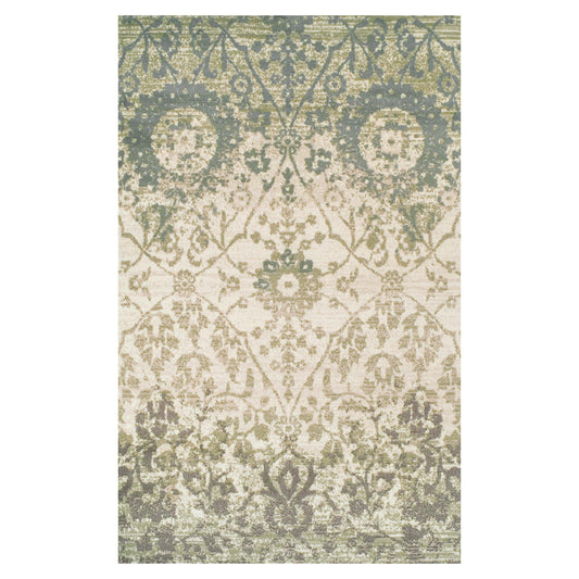 Superior Pendleton Traditional Floral Indoor Area Rug or Runner Rug Or Door Mat - Ivory