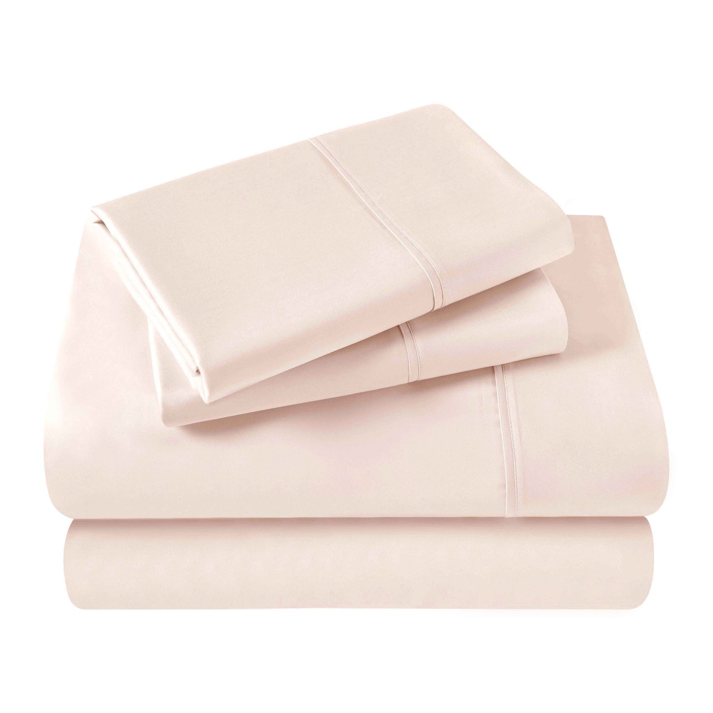 Egyptian Cotton 400 Thread Count Solid Deep Pocket Sheet Set - Pink