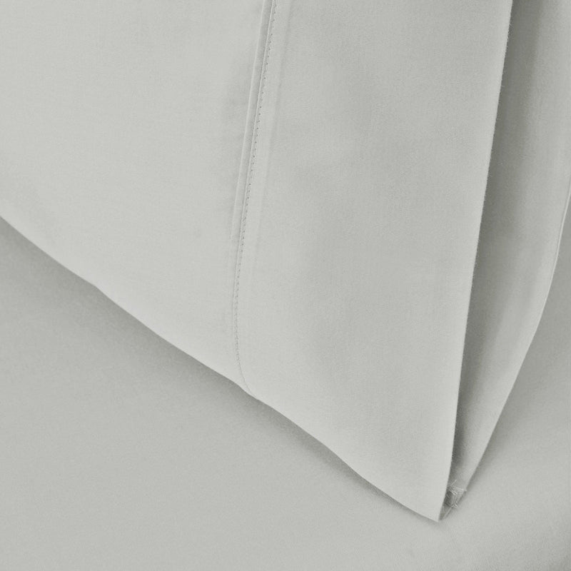 Egyptian Cotton 530 Thread Count Solid Pillowcases Set of 2 - Platinum