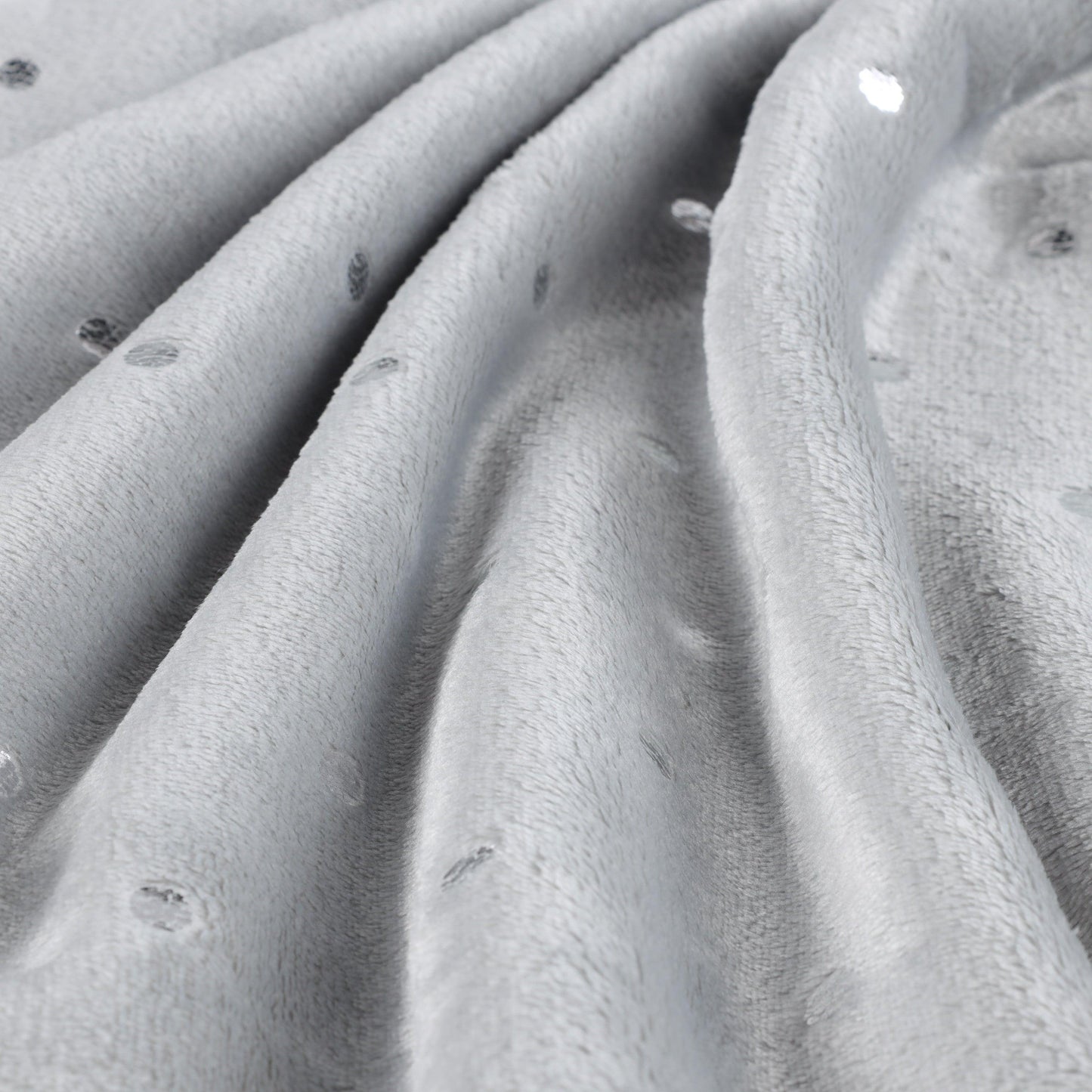 Fleece Plush Medium Weight Fluffy Soft Decorative Blanket Or Throw - Platinum
