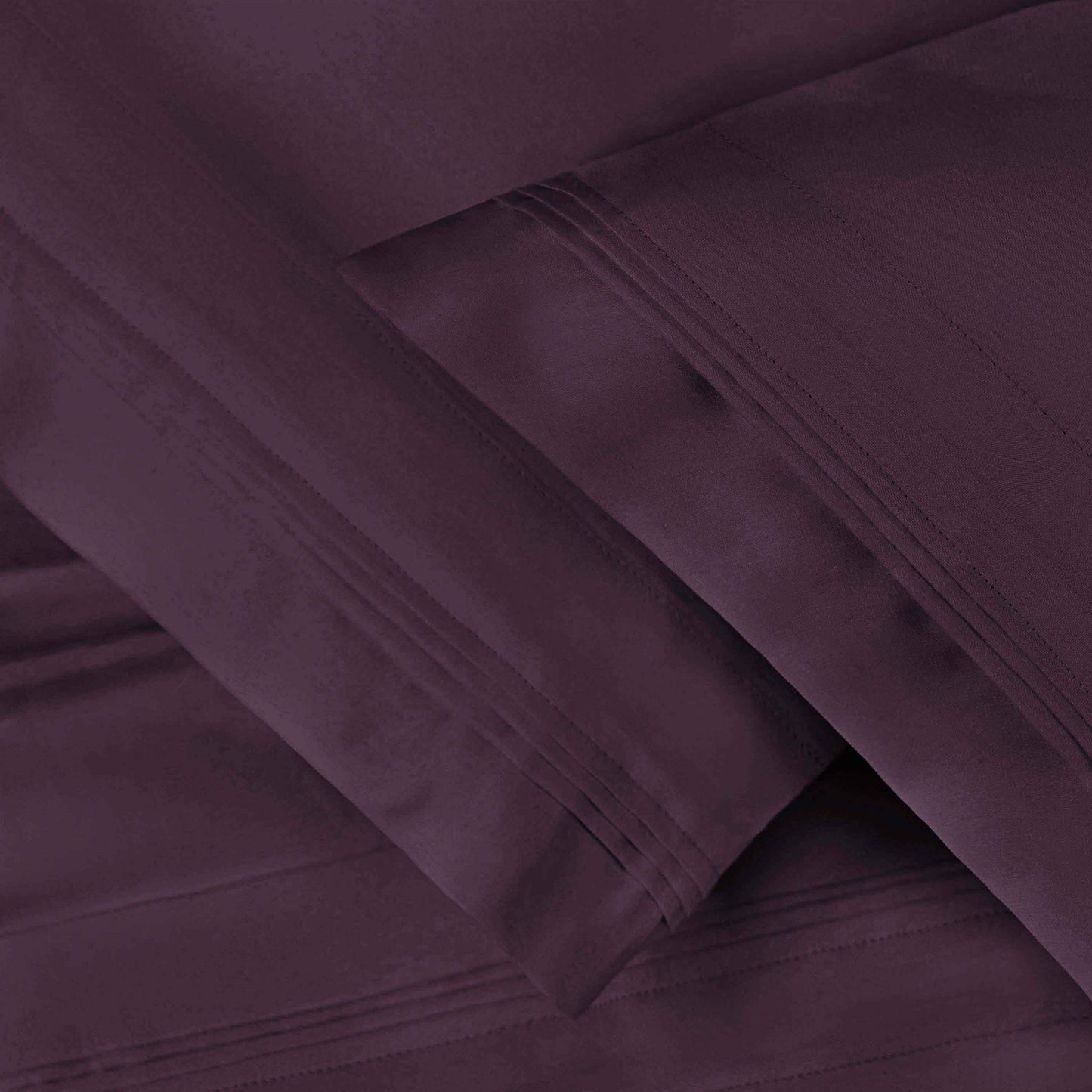 Premium 650 Thread Count Egyptian Cotton Solid Pillowcase Set