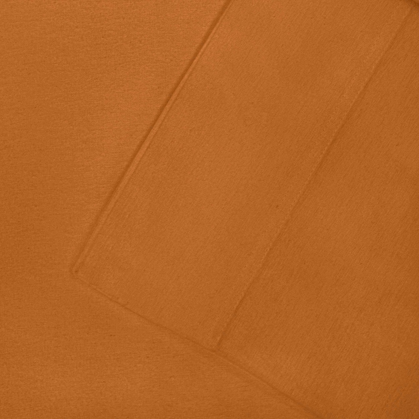 Cotton Flannel 2 Piece Pillowcase Set - Pumpkin