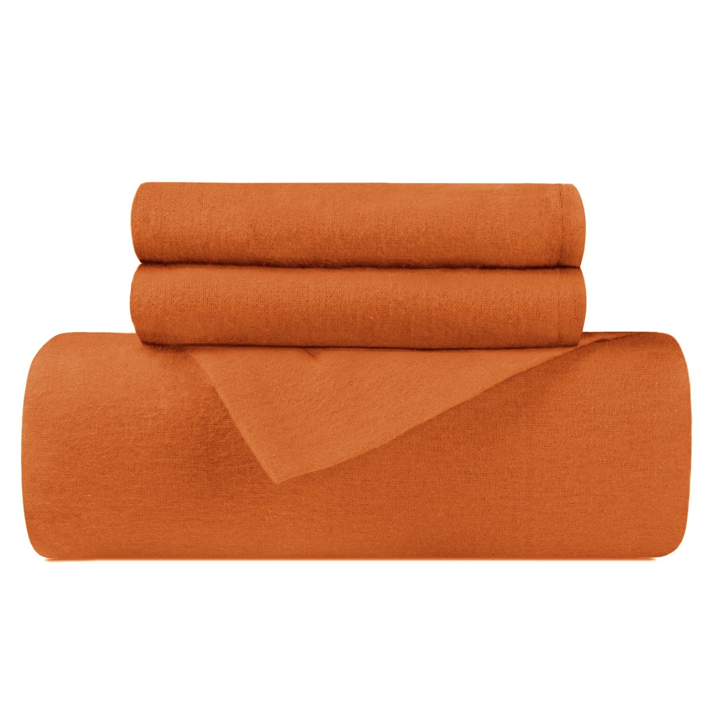 Flannel Cotton Modern Solid Fuzzy Duvet Cover Set With Pillow Shams