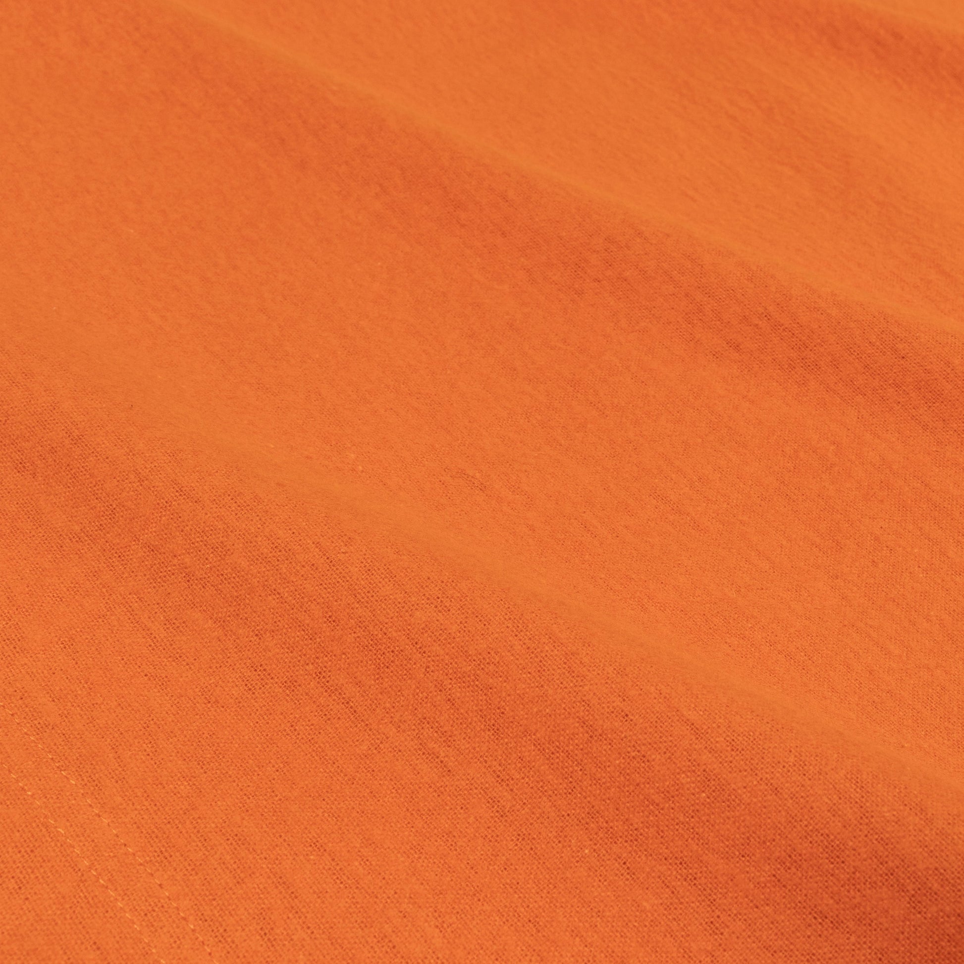 Solid Flannel Cotton Soft Warm Deep Pocket Sheet Set - Pumpkin