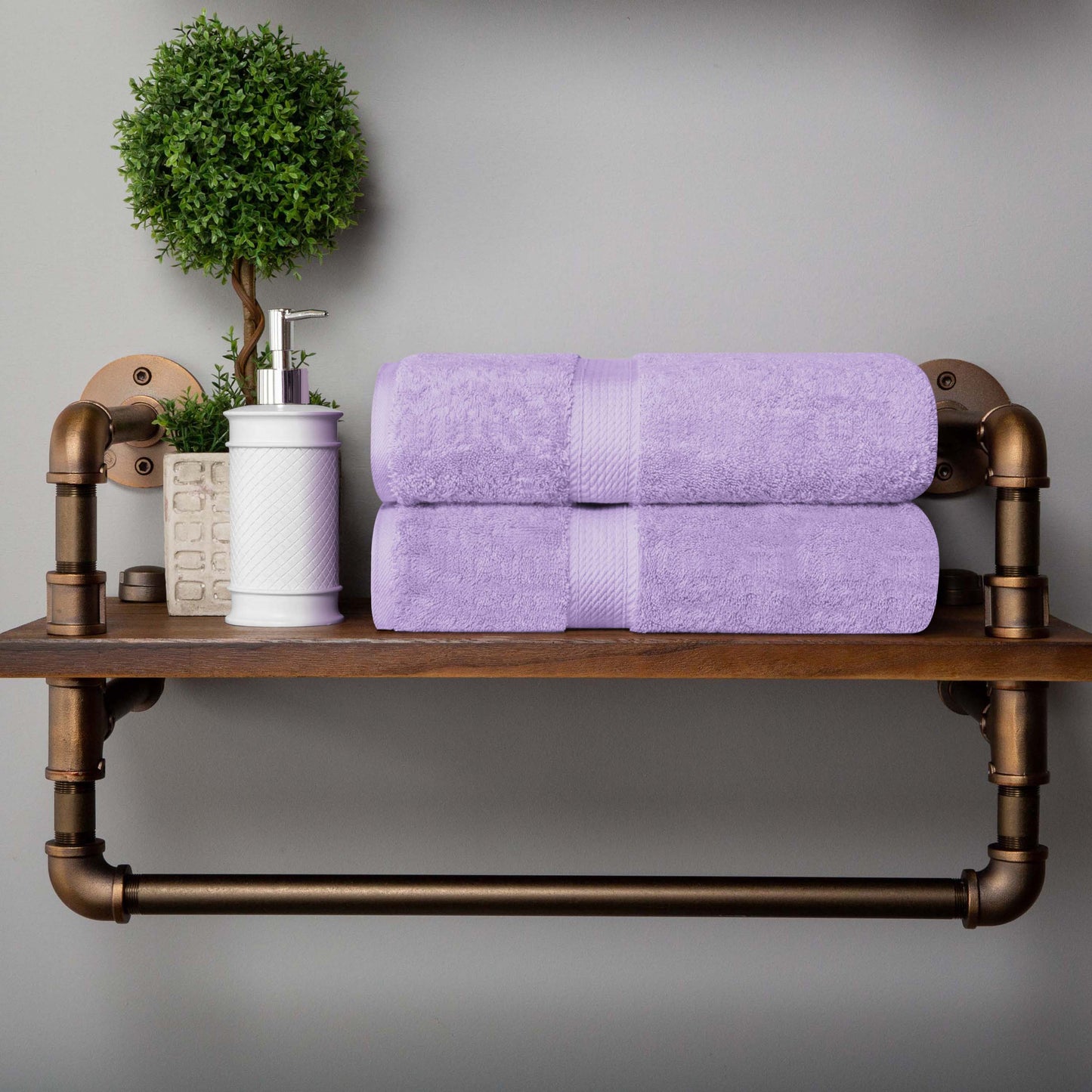 Madison Egyptian Cotton Pile Heavyweight 2 Piece Bath Towel Set
