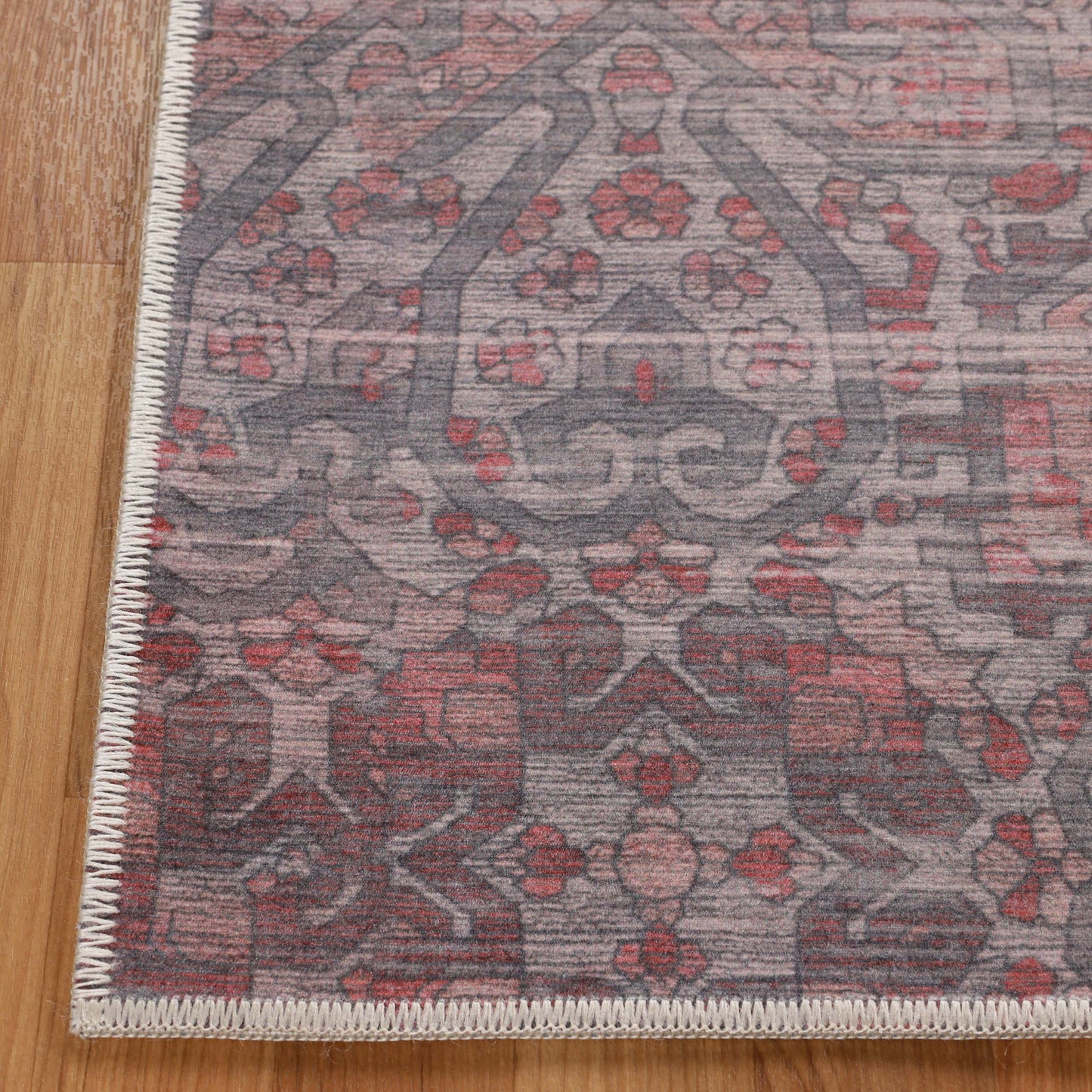 Manakin Bohemian Medallion Non-Slip Washable Indoor Area Rug or Runner