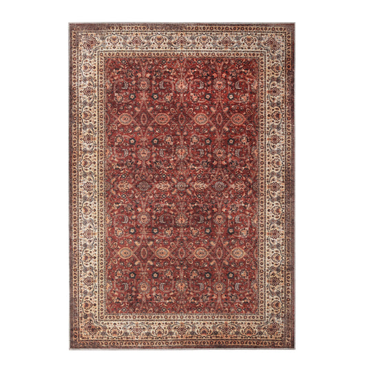 Toucan Geometric Medallion Non-Slip Washable Indoor Area Rug or Runner