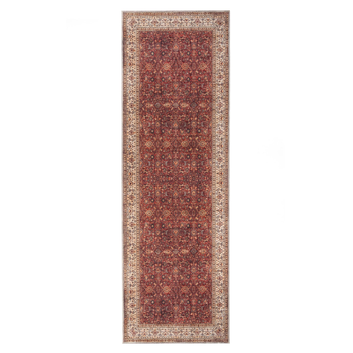 Toucan Geometric Medallion Non-Slip Washable Indoor Area Rug or Runner