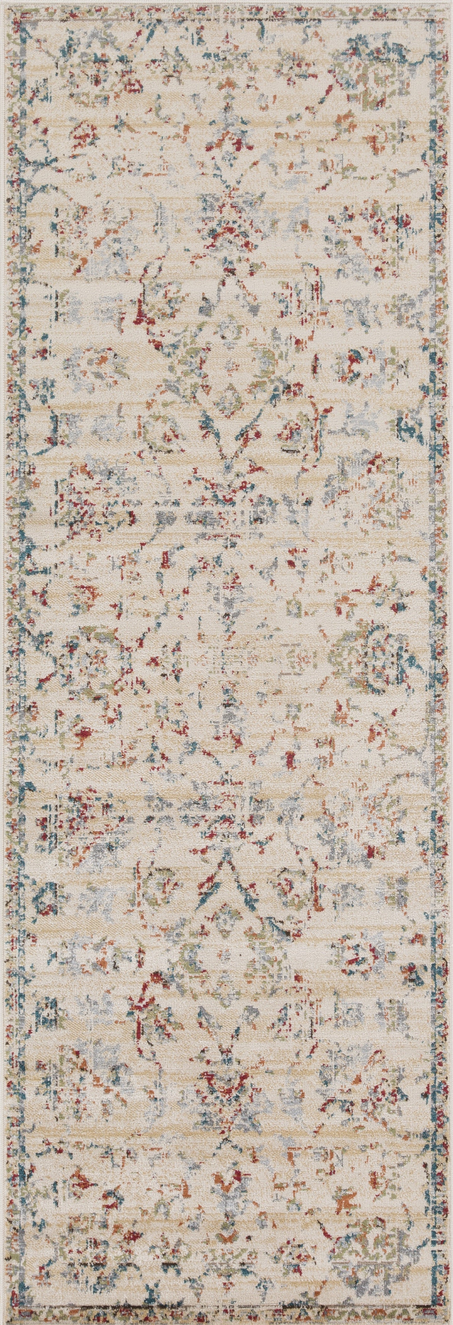 Superior Basilio Modern Farmhouse Medallion Indoor Area Rug Or Runner Rug Or Door Mat - Red