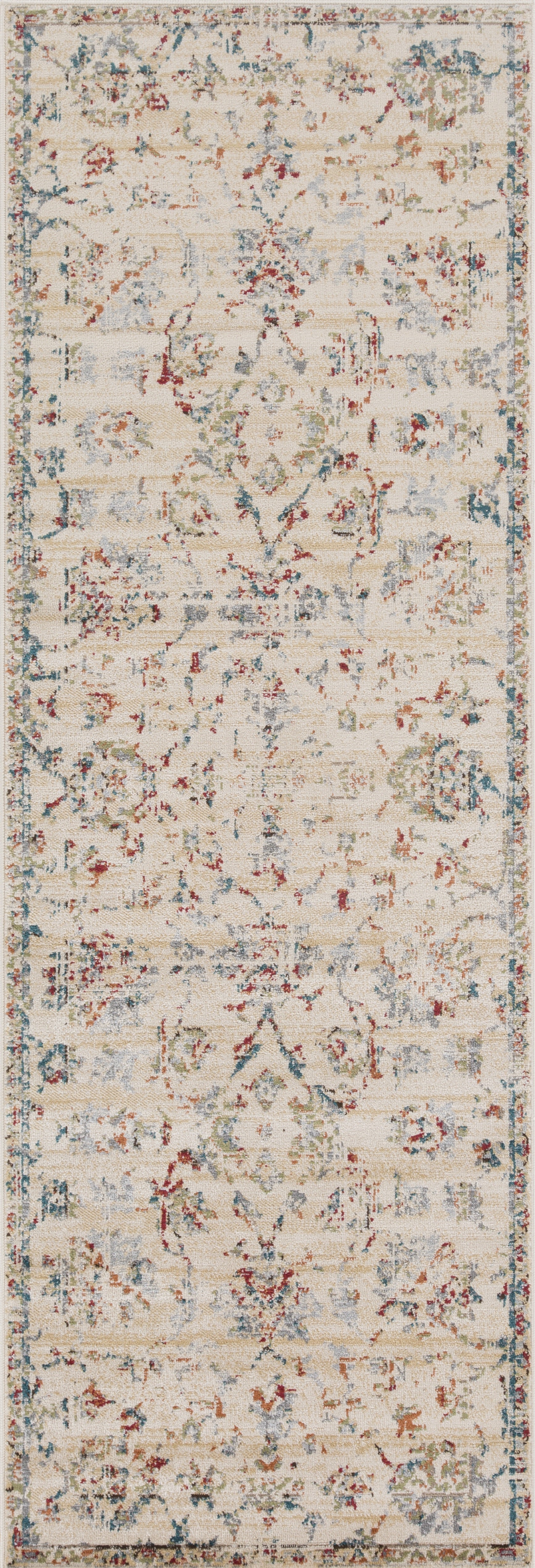 Superior Basilio Modern Farmhouse Medallion Indoor Area Rug Or Runner Rug Or Door Mat - Red