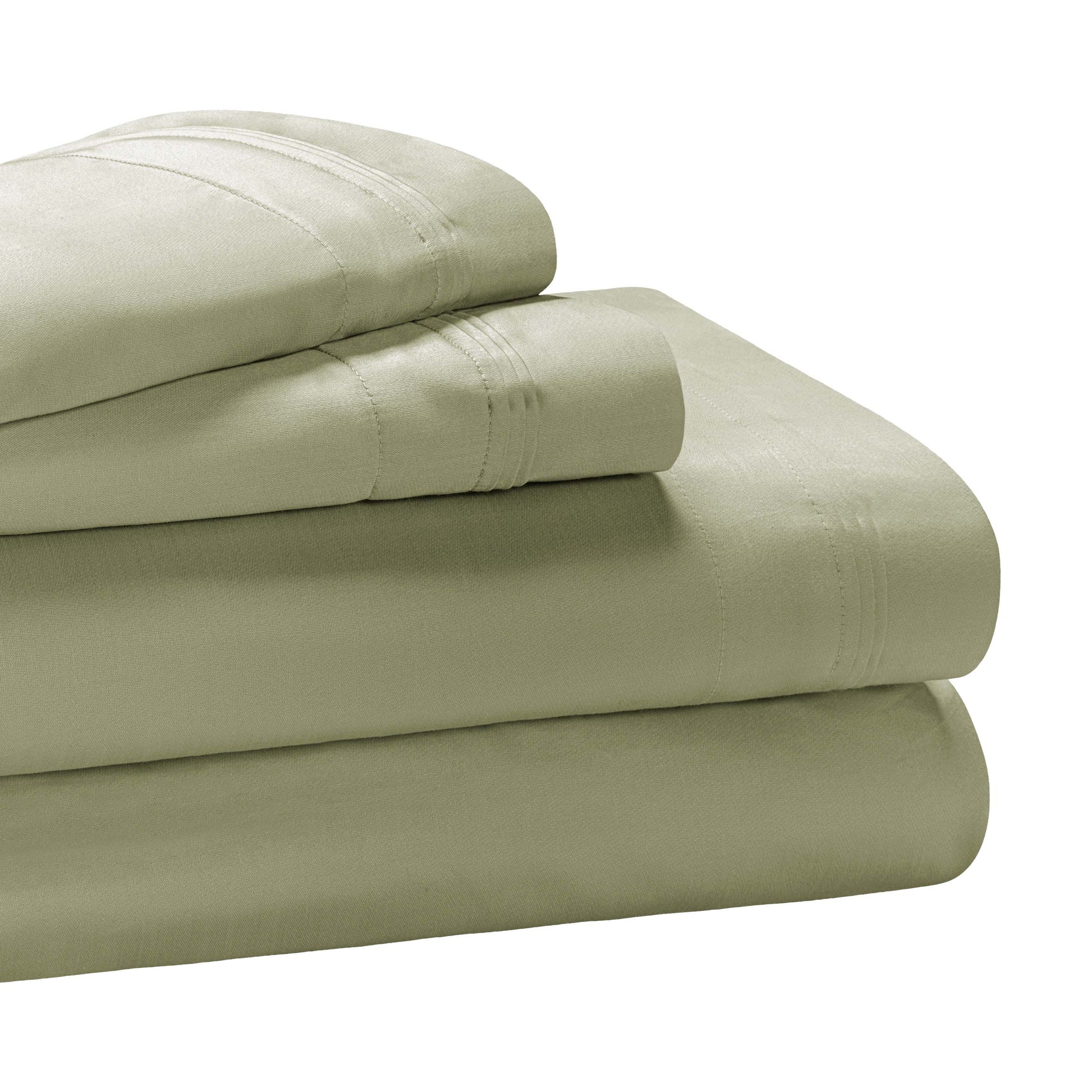 Superior Premium 650 Thread Count Egyptian Cotton Solid Deep Pocket Sheet Set - Sage