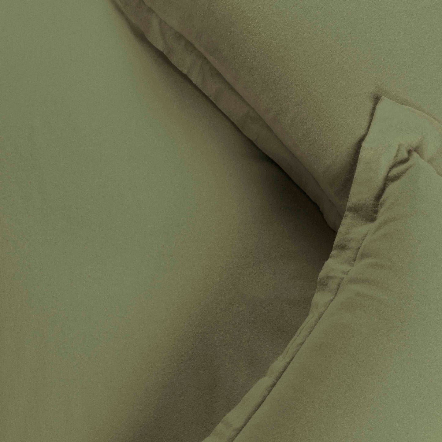 Flannel Cotton Modern Solid Fuzzy Duvet Cover Set With Pillow Shams