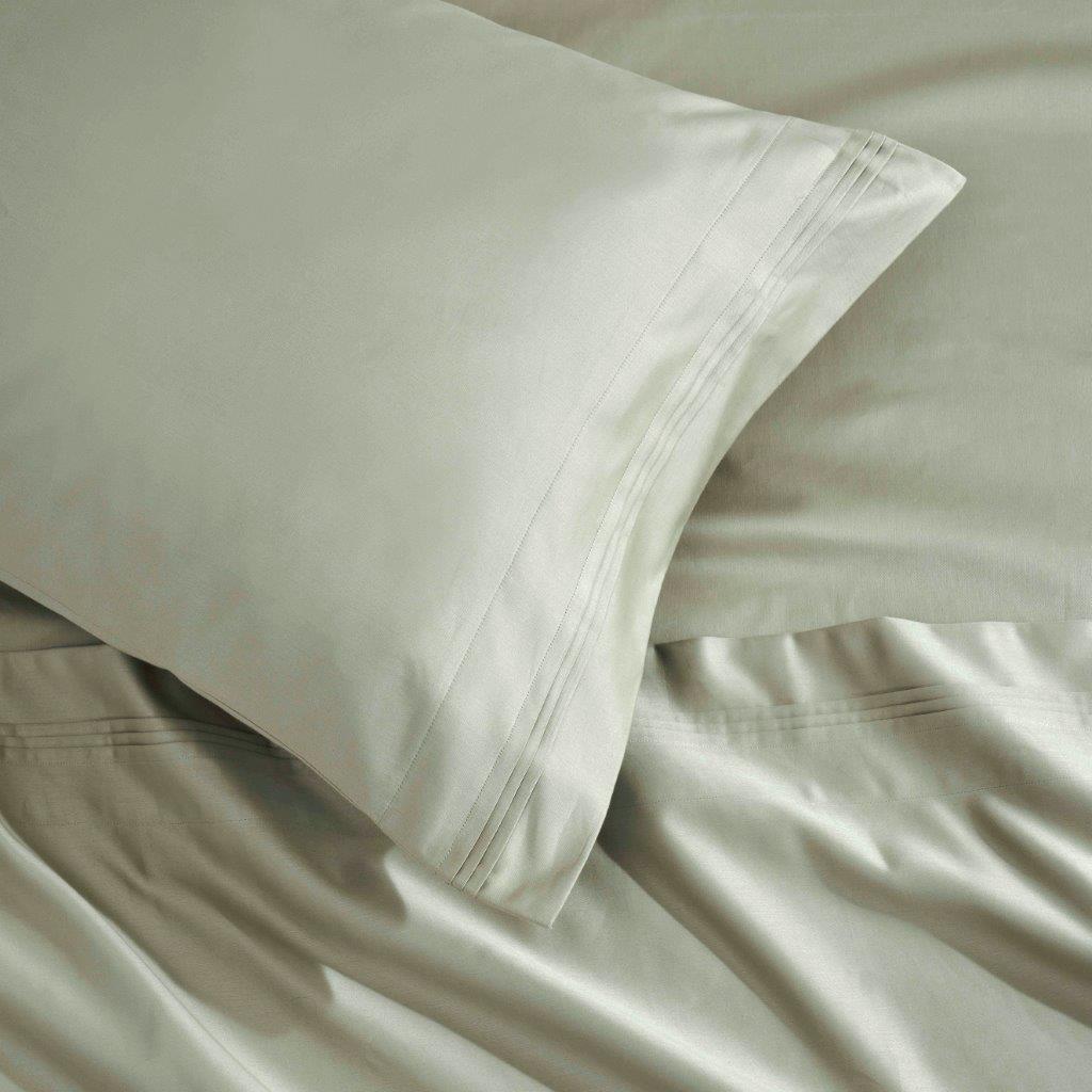 1500 Thread Count Egyptian Cotton 2 Piece Solid Pillowcase Set - Sage