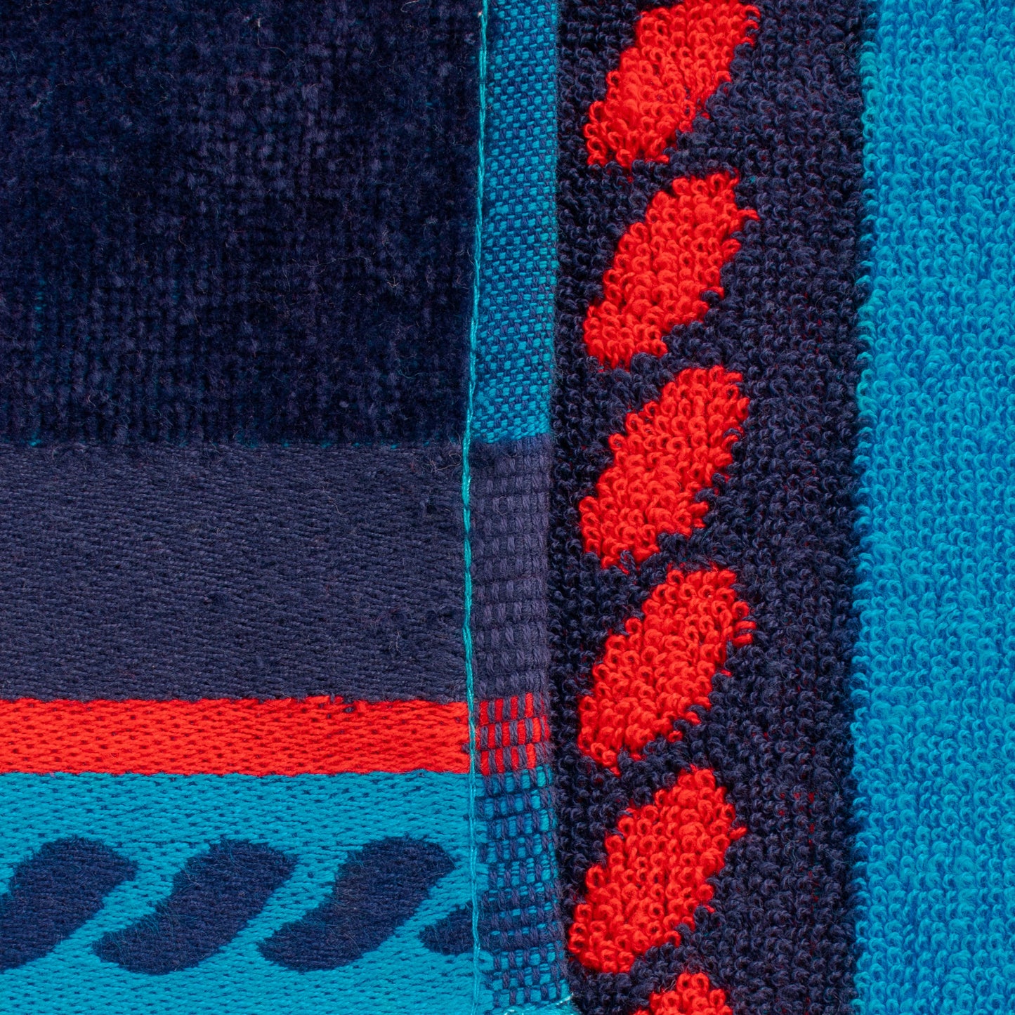 Superior Sailing Cotton Oversized Beach Towel Set - Blue