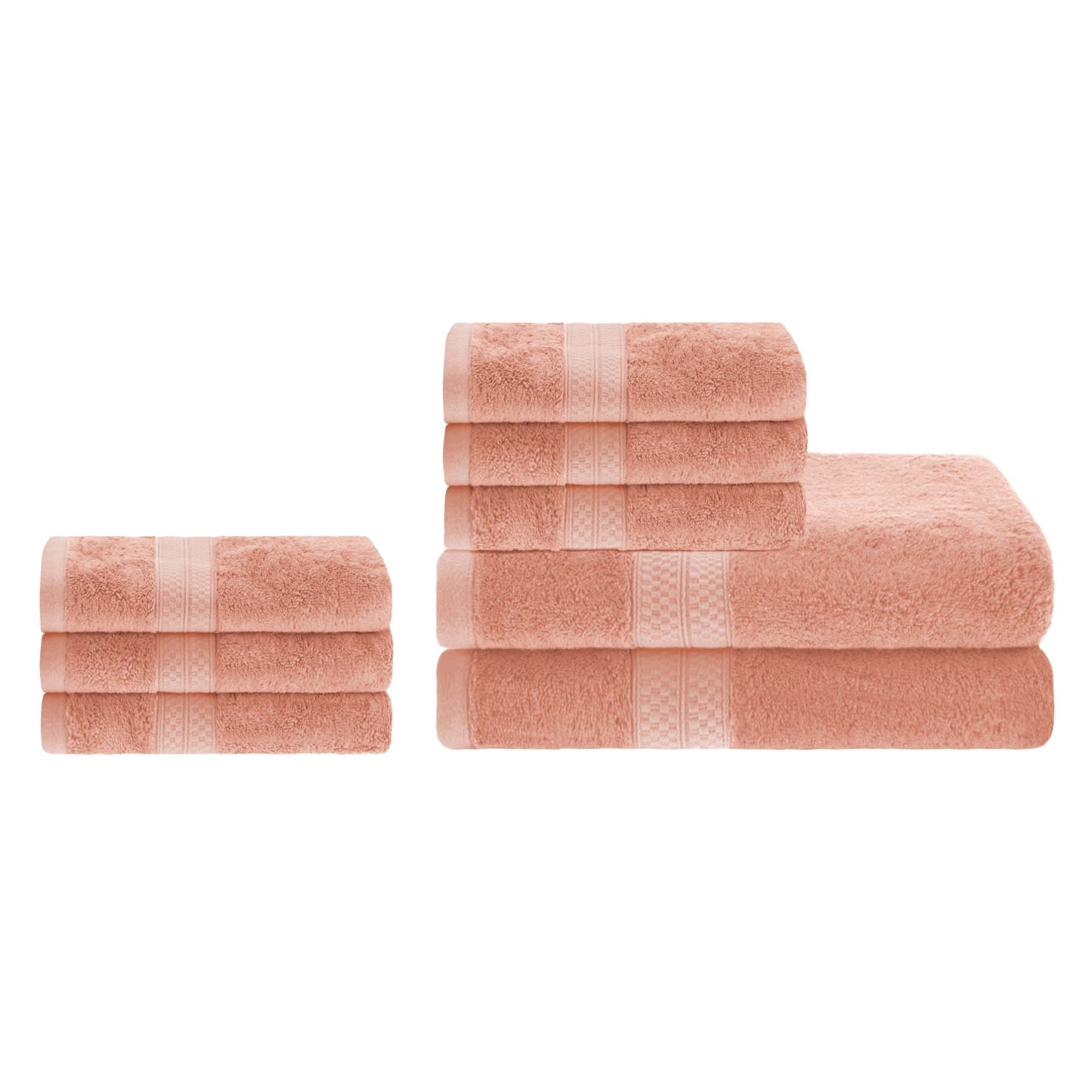 Ultra-Soft Rayon from Bamboo Cotton Blend Bath and Hand Towel Set