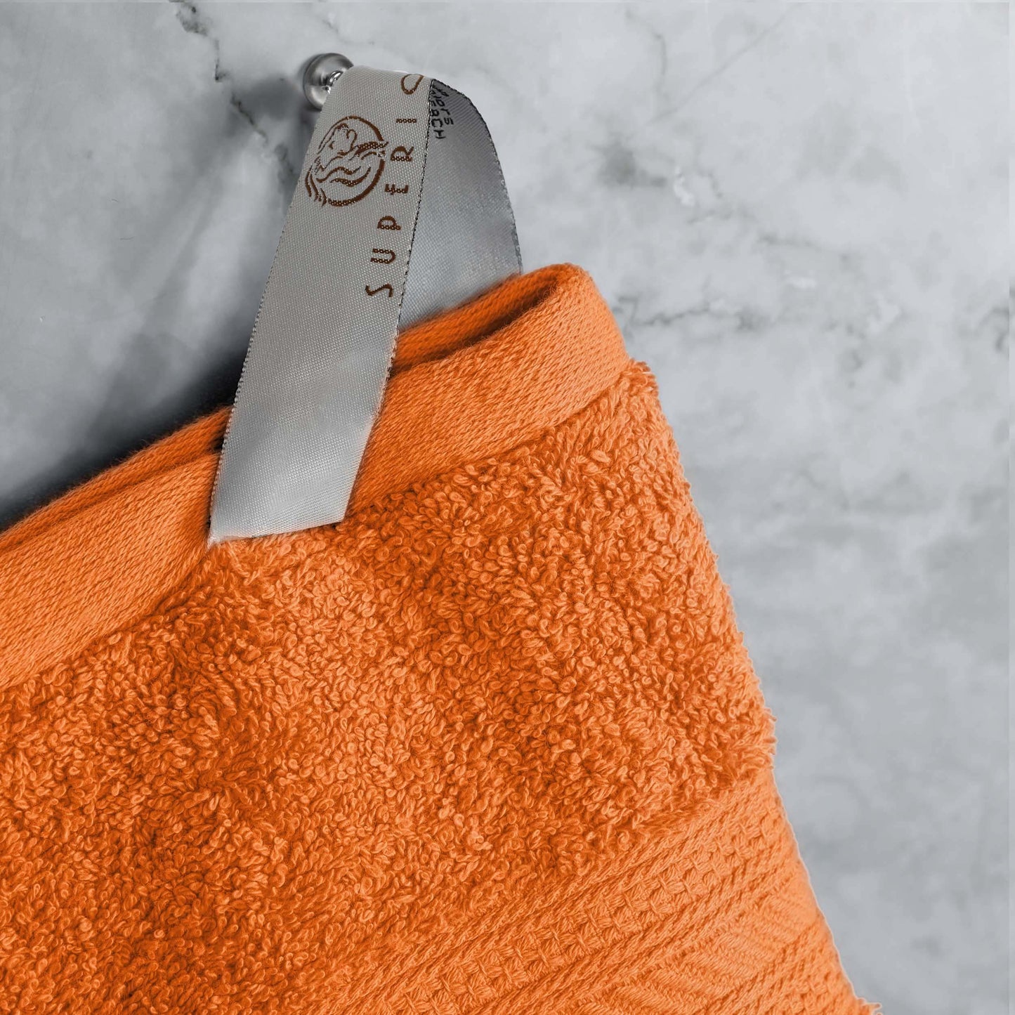 Cotton Heavyweight Absorbent Plush 6 Piece Towel Set - Sandstone