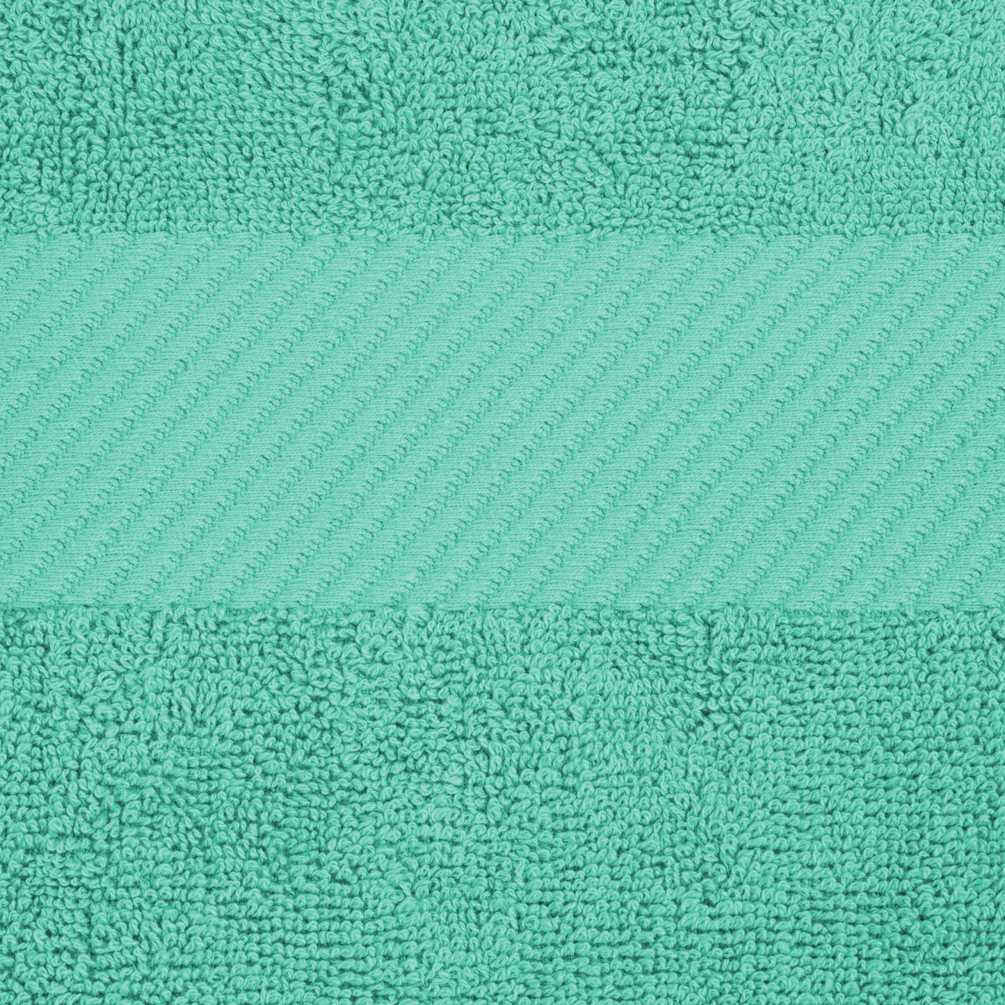 Egyptian Cotton Dobby Border Medium Weight 2 Piece Bath Sheet Set