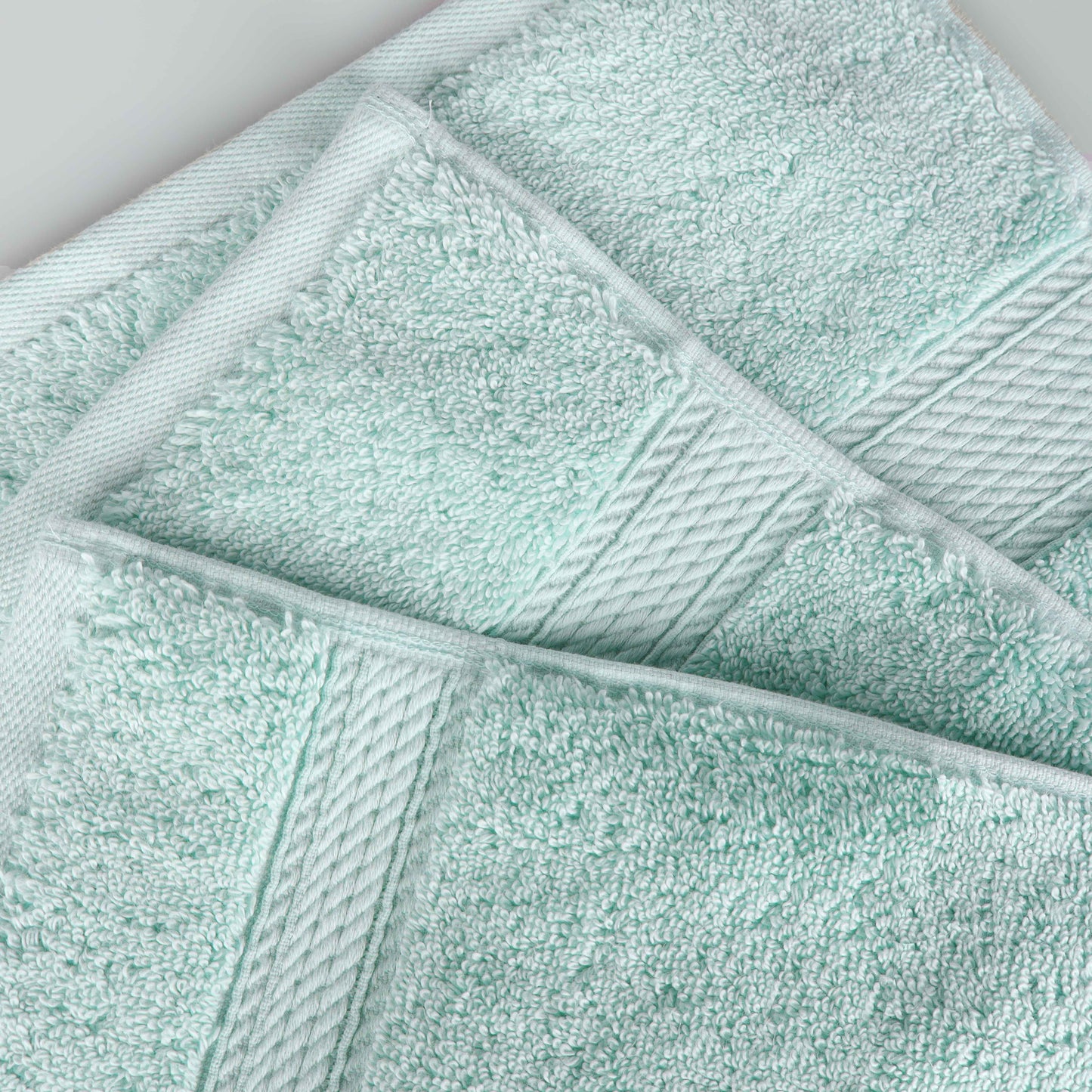 Madison Egyptian Cotton Pile Plush Heavyweight 6 Piece Towel Set