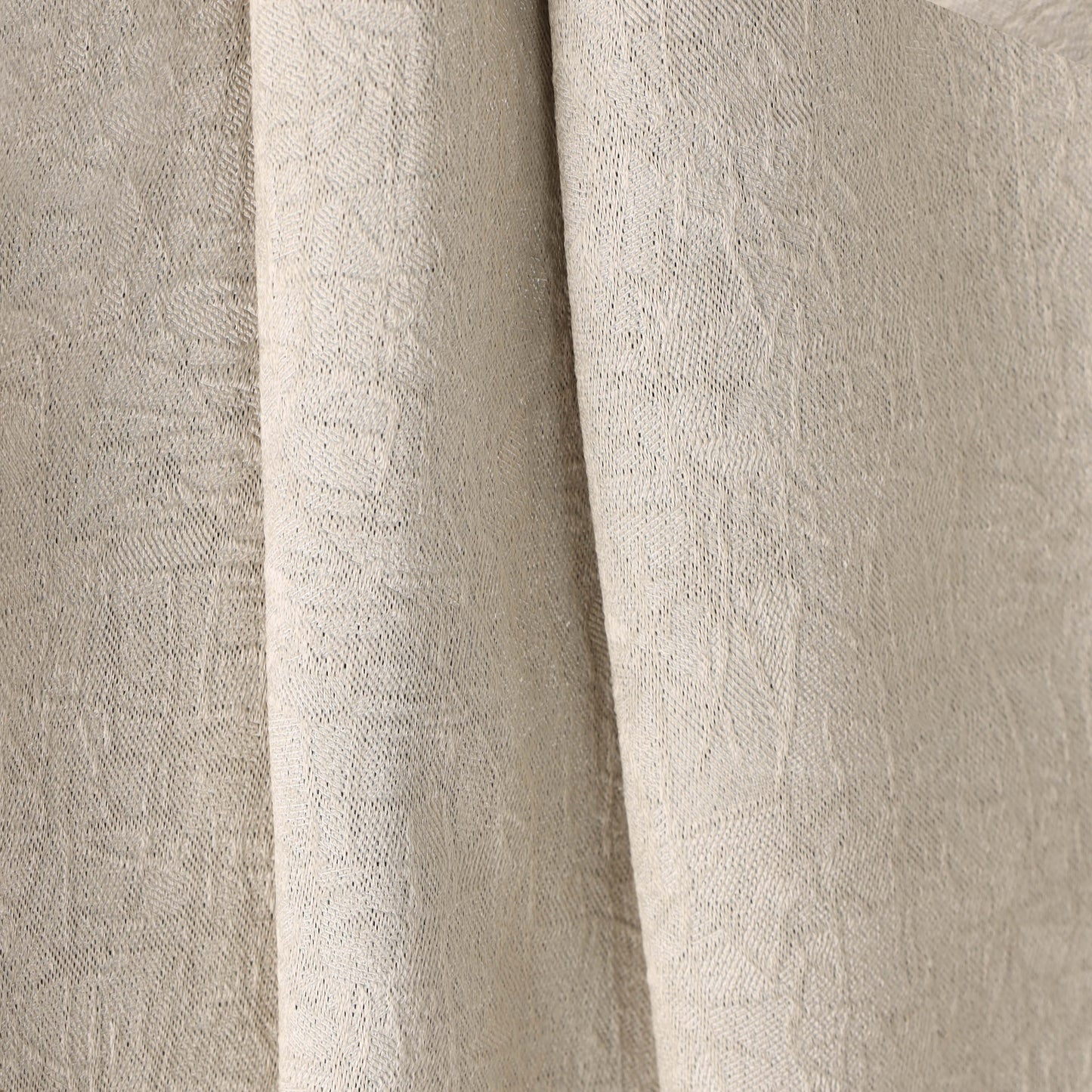 Blackout Senna Solid Textured Grommet Curtain Panels - Beige