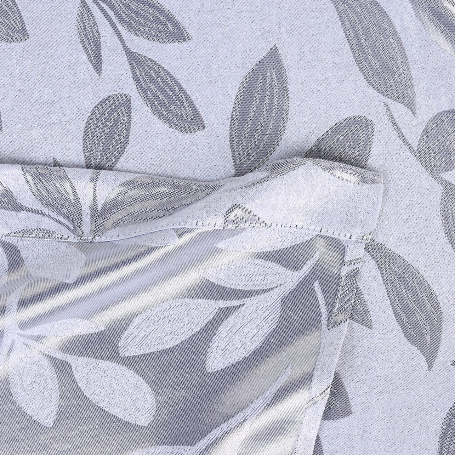 Leaves Room Darkening Washable Blackout Curtain Panels, Set of 2