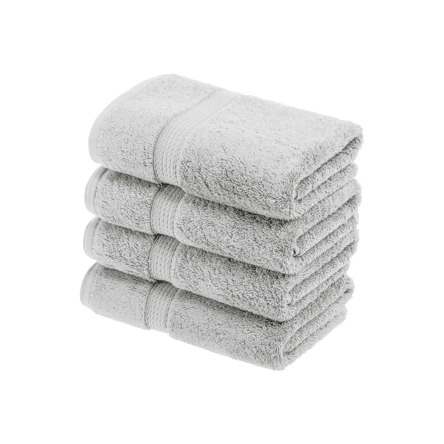 Madison Egyptian Cotton Pile Plush Heavyweight Hand Towel Set of 4