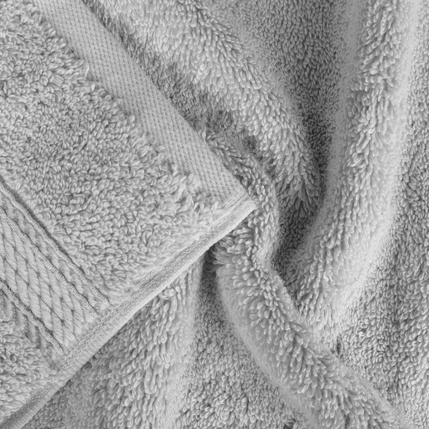 Madison Egyptian Cotton Pile Plush Heavyweight Face Towel Set of 6