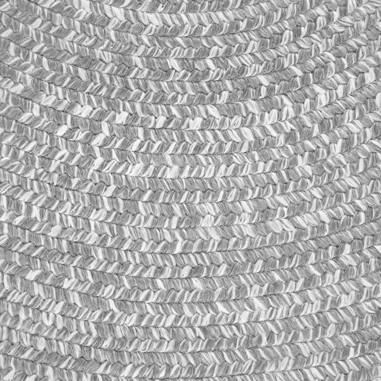 Reversible Braided Eco-Friendly Area Rug Indoor Outdoor Rugs - Slate/White