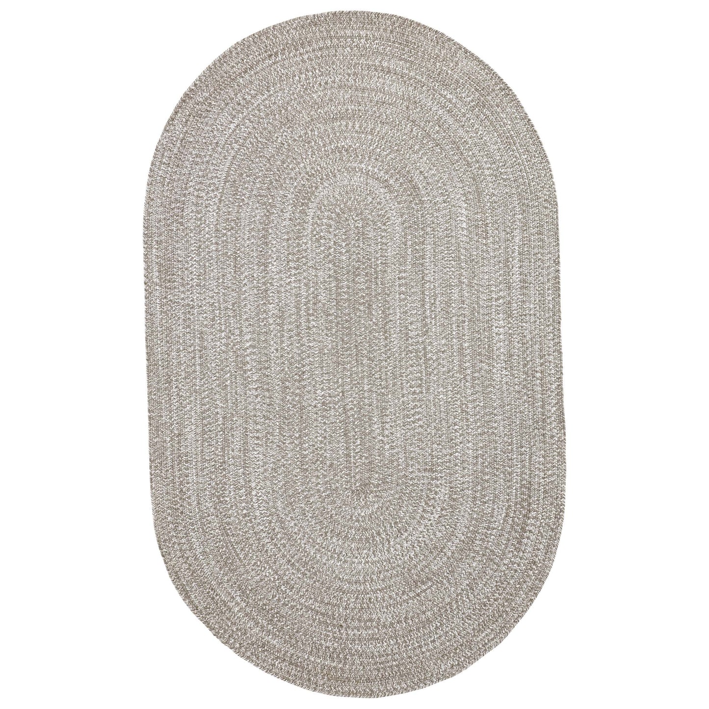 Reversible Braided Eco-Friendly Area Rug Indoor Outdoor Rugs - SlateWhite