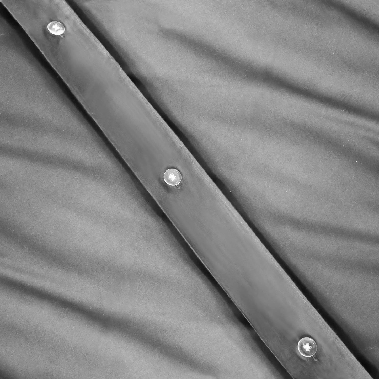 Cotton Percale Modern Traditional Duvet Cover Set - SmokedPearl