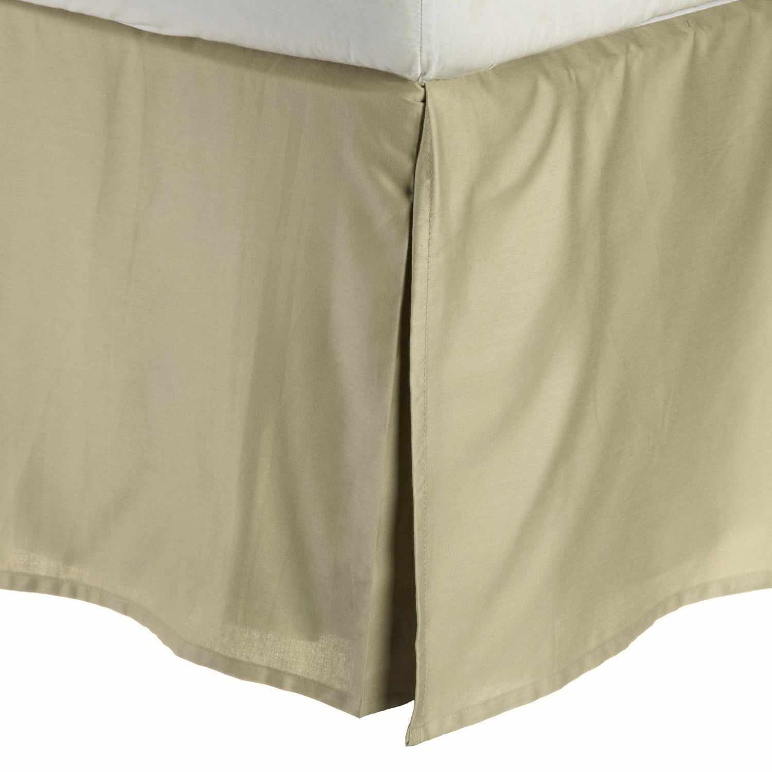 Solid Microfiber Wrinkle Free 15 Inch Drop Bed Skirt - Sage
