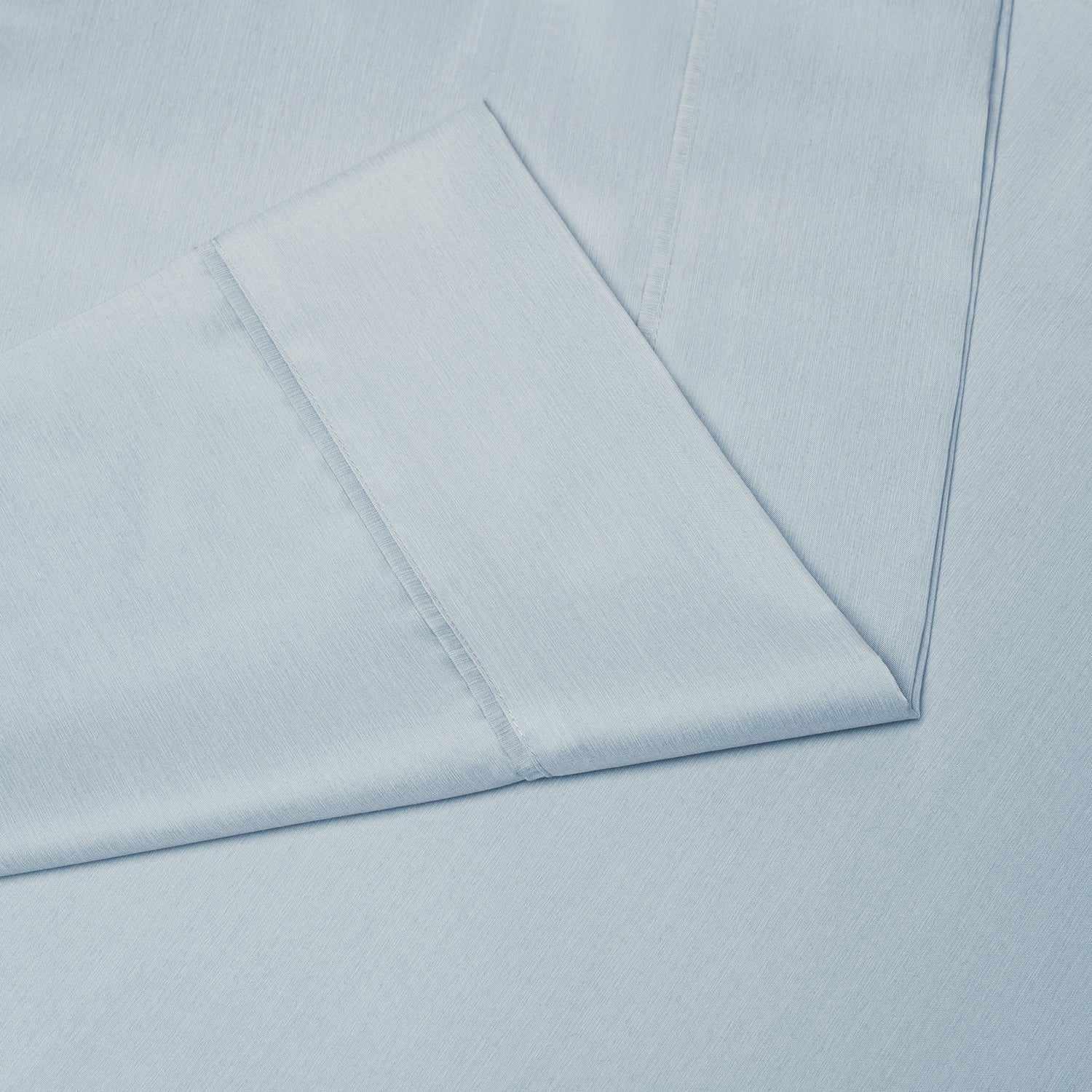 Superior Solid Rayon From Bamboo and Microfiber Blend Sheet Set - Chrome
