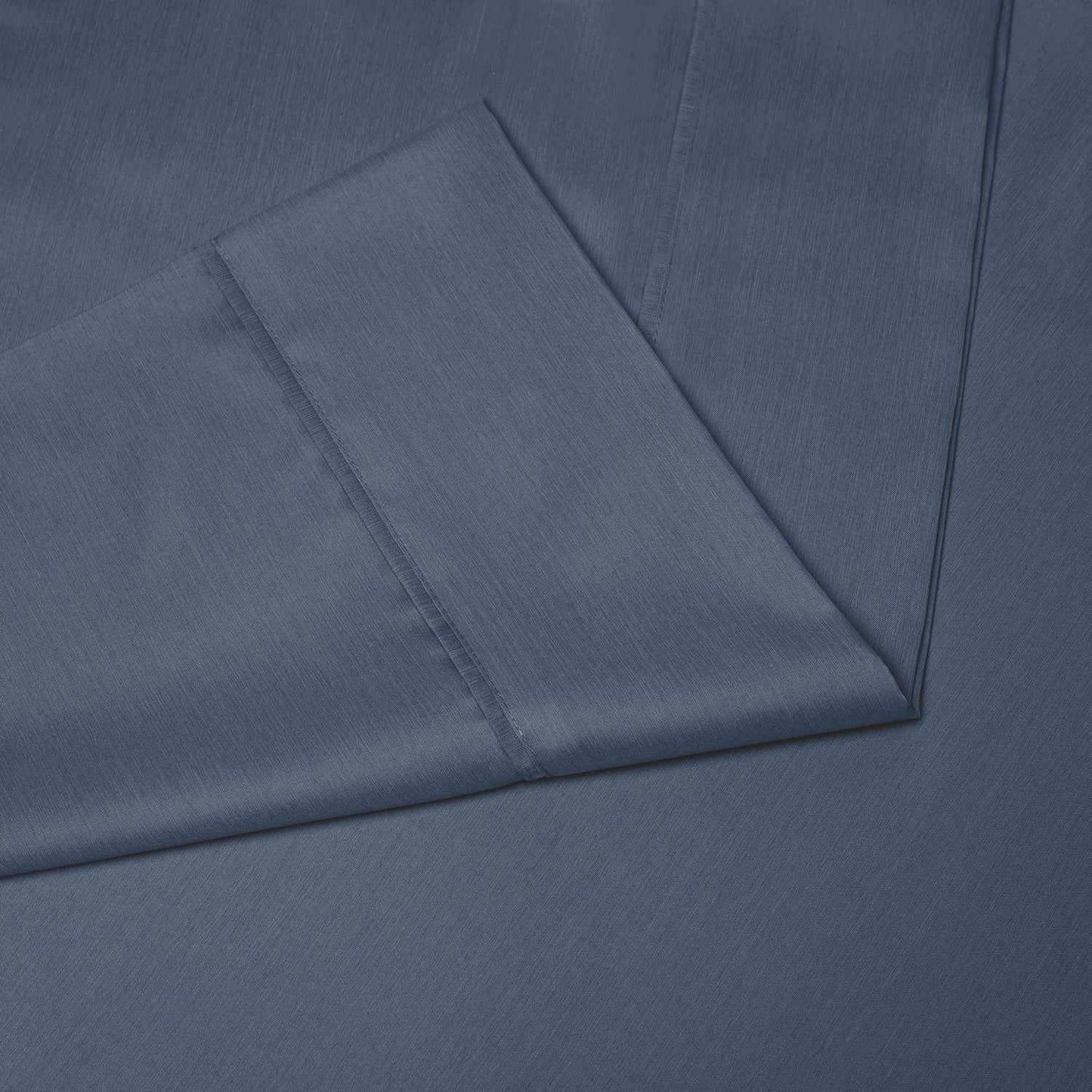 Superior Solid Rayon From Bamboo and Microfiber Blend Sheet Set - Navy Blue