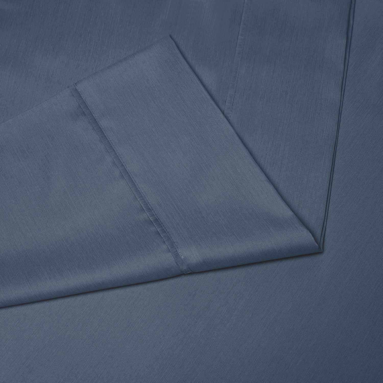 Superior Solid Rayon From Bamboo and Microfiber Blend Sheet Set - Navy Blue