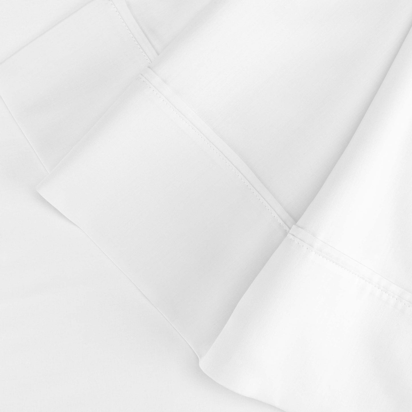 300 Thread Count Cotton Vintage Solid Or Floral Bellflower Sheet Set - White