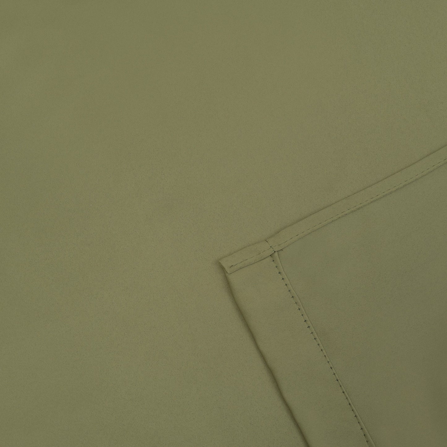 Solid Machine Washable Room Darkening Blackout Curtains, Set of 2 - OliveGreen