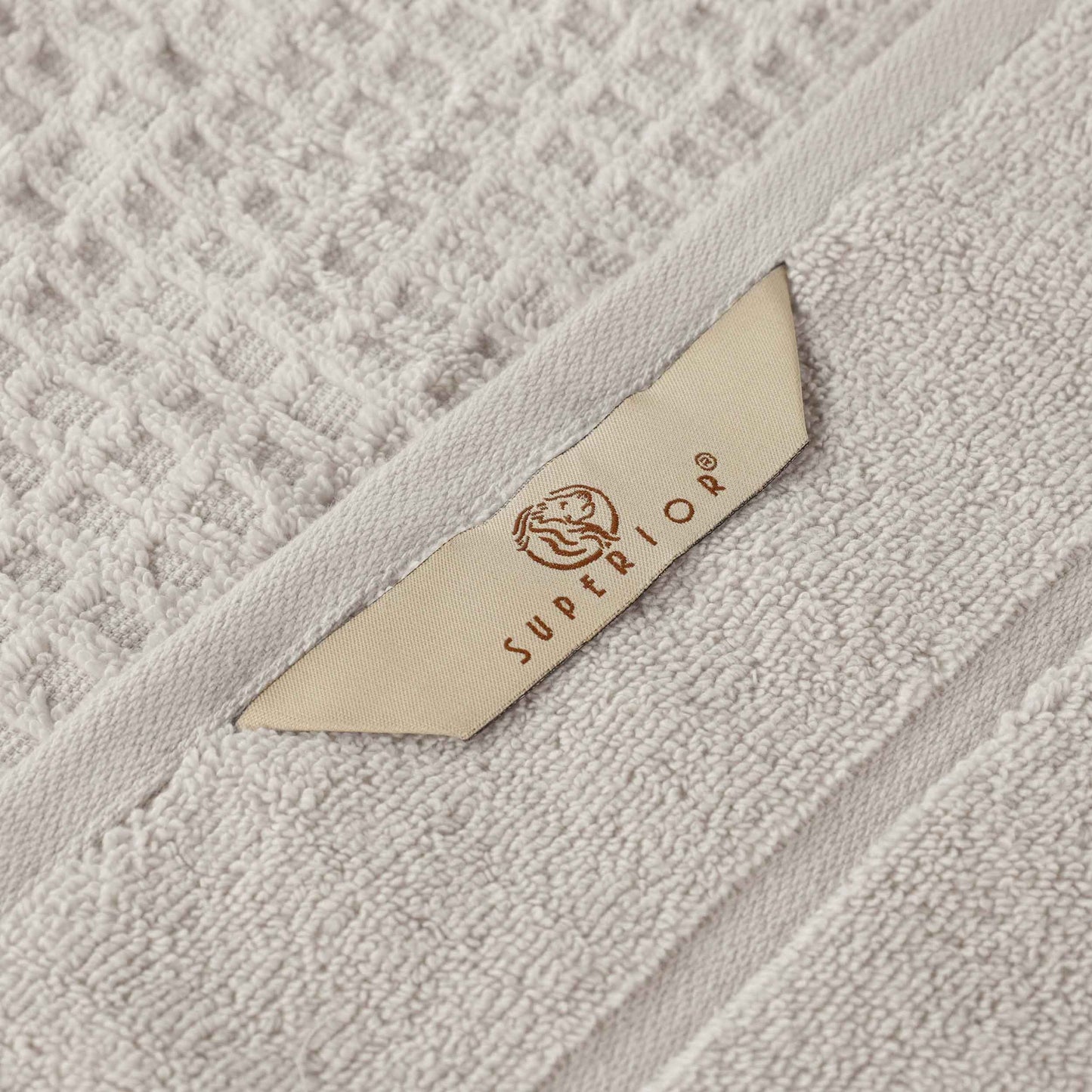 Napa Zero Twist Cotton Solid Waffle Honeycomb 9 Piece Towel Set
