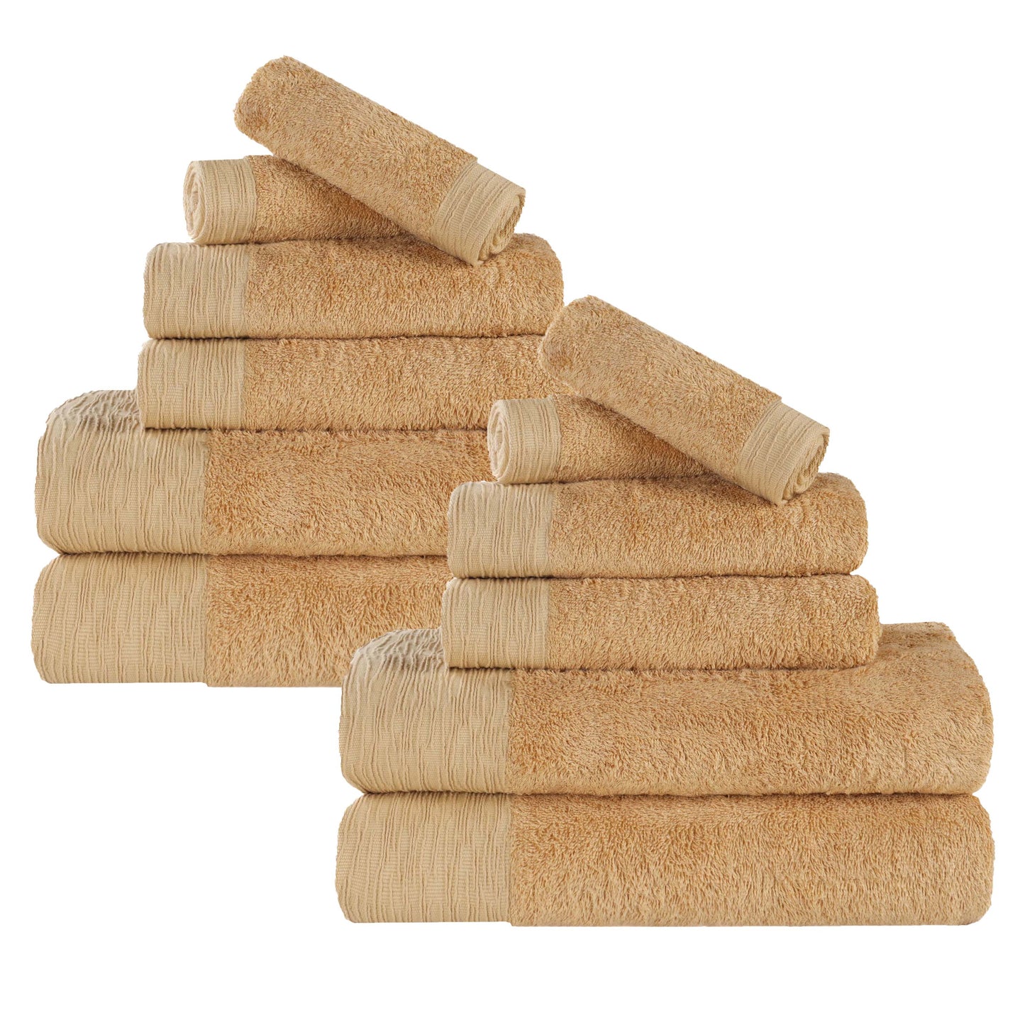 Rayon from Bamboo Eco-Friendly Fluffy Soft Solid - Gold