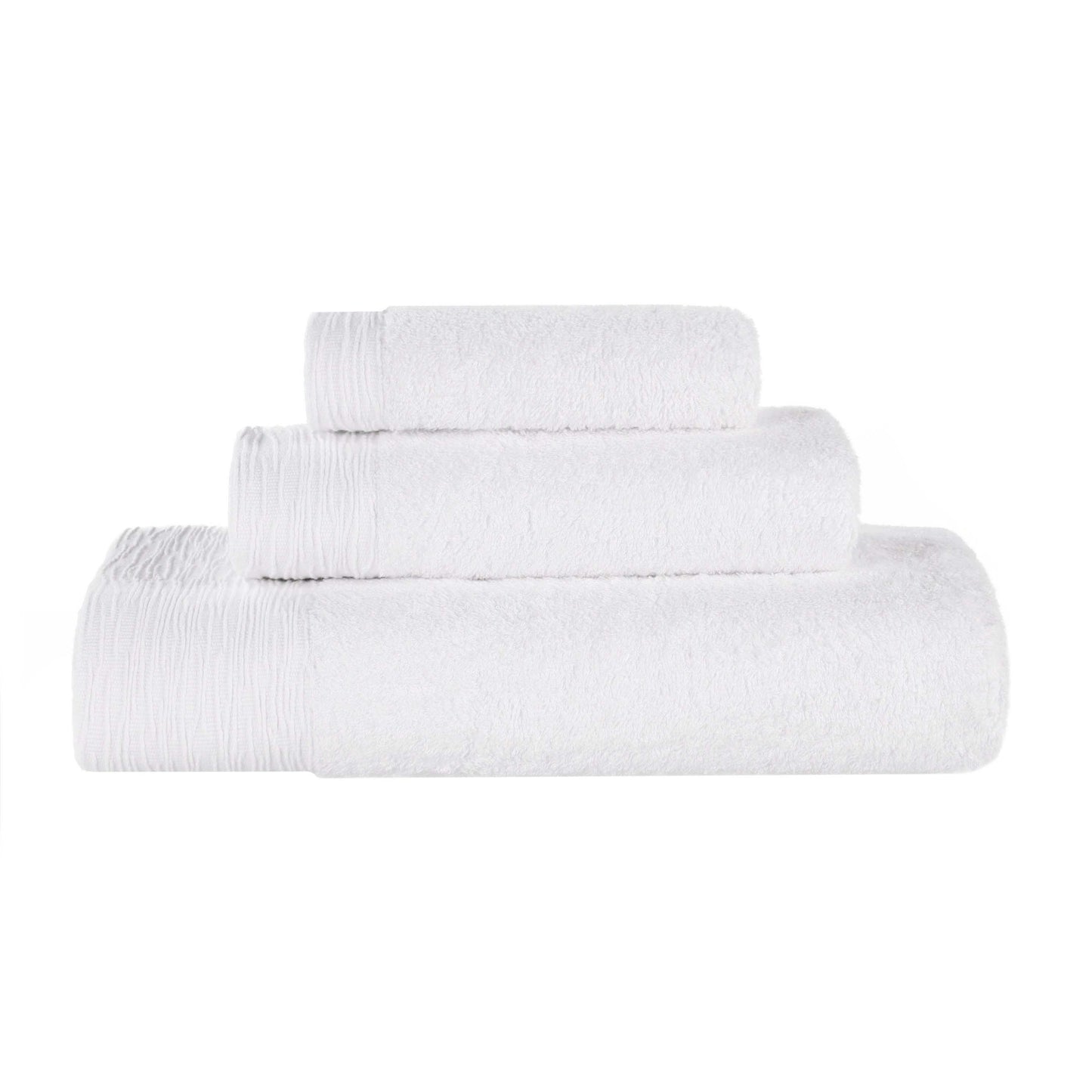 Rayon from Bamboo Eco-Friendly Fluffy Soft Solid - White