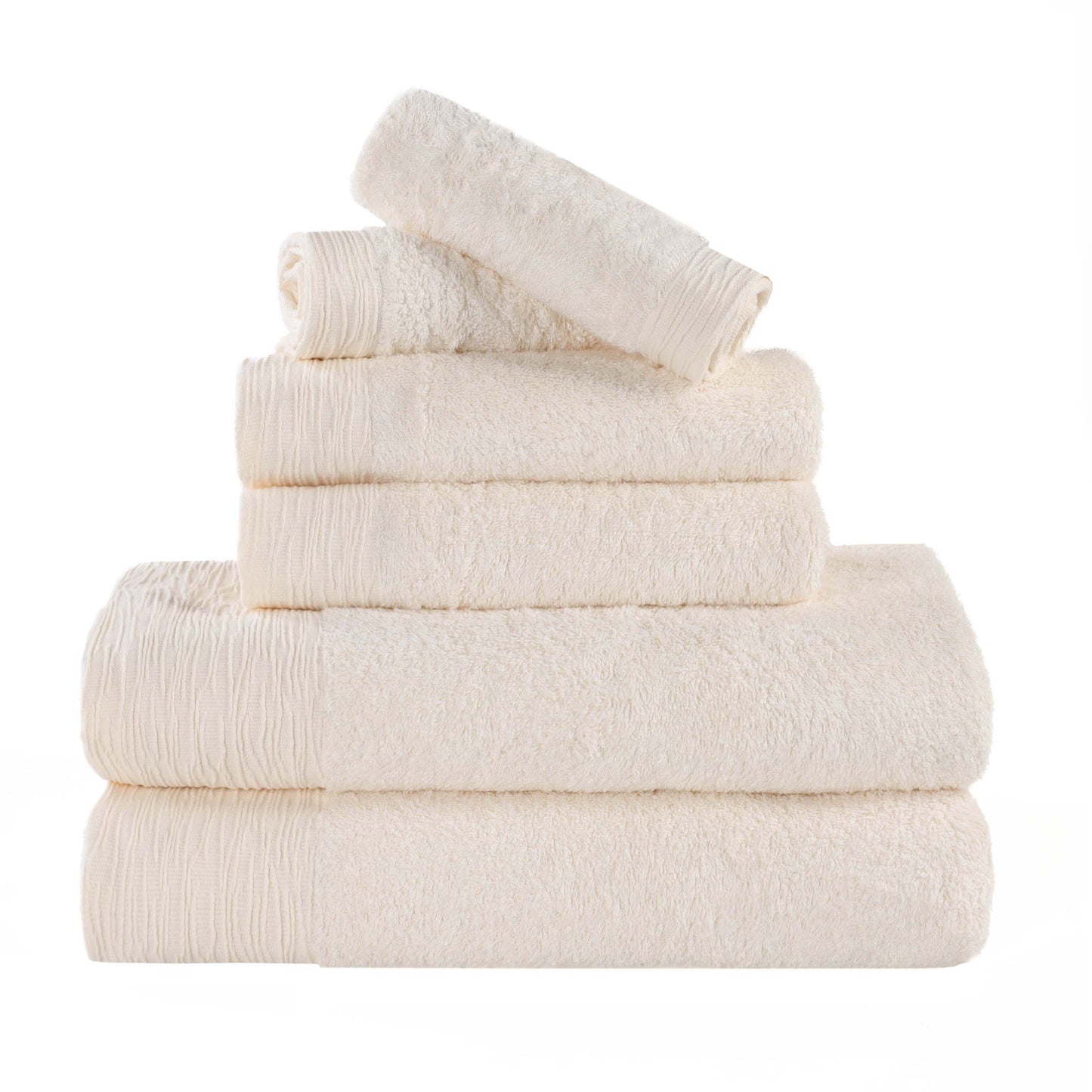Rayon from Bamboo Eco-Friendly Fluffy Soft Solid - Ivory