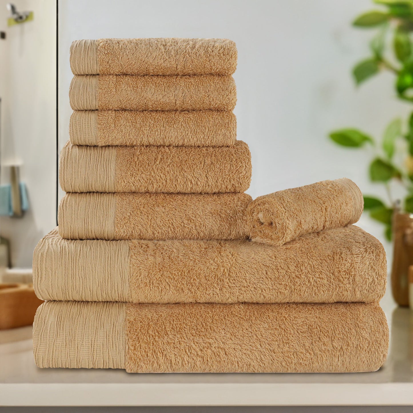 Rayon from Bamboo Eco-Friendly Fluffy Soft Solid - Gold