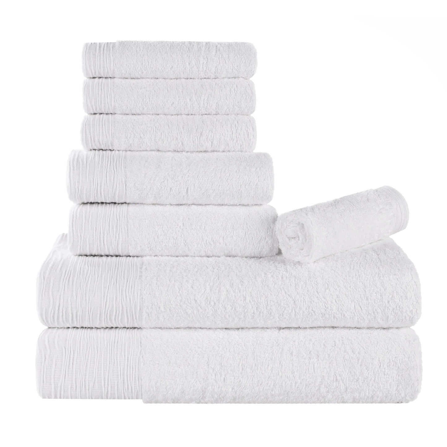 Rayon from Bamboo Eco-Friendly Fluffy Soft Solid - White