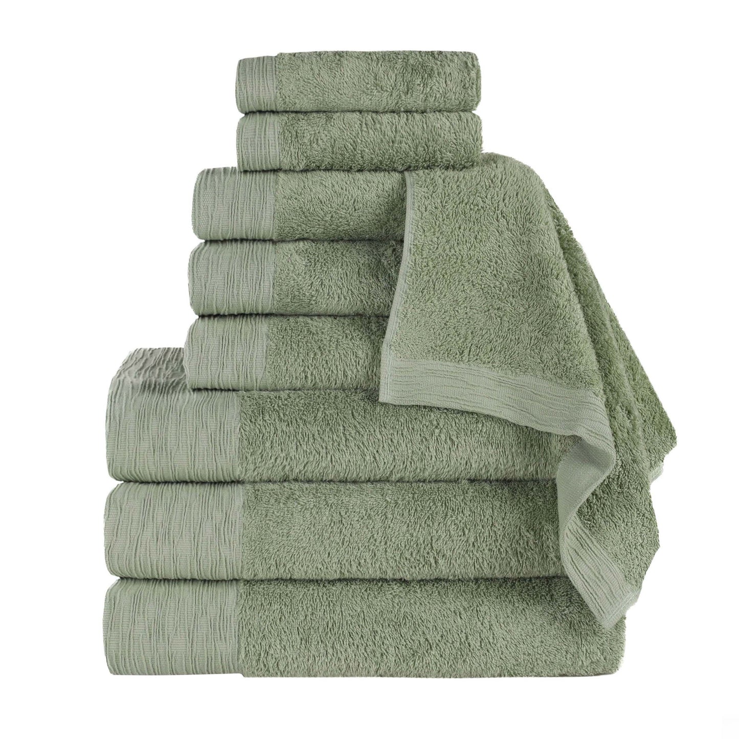 Rayon from Bamboo Eco-Friendly Fluffy Soft Solid - Green