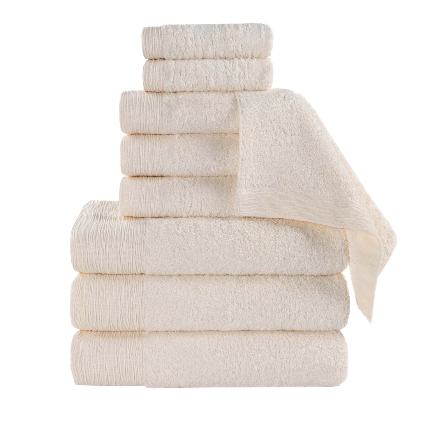 Rayon from Bamboo Eco-Friendly Fluffy Soft Solid - Ivory