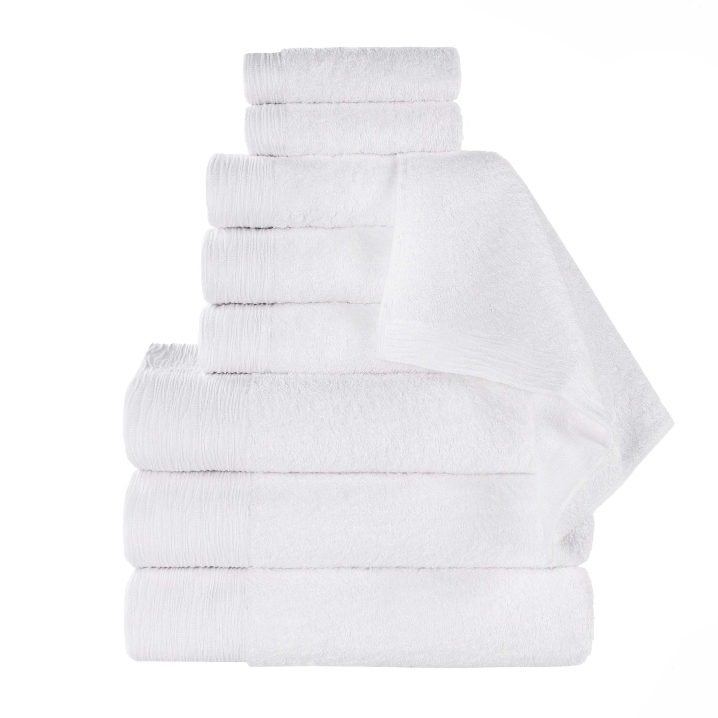 Rayon from Bamboo Eco-Friendly Fluffy Soft Solid - White