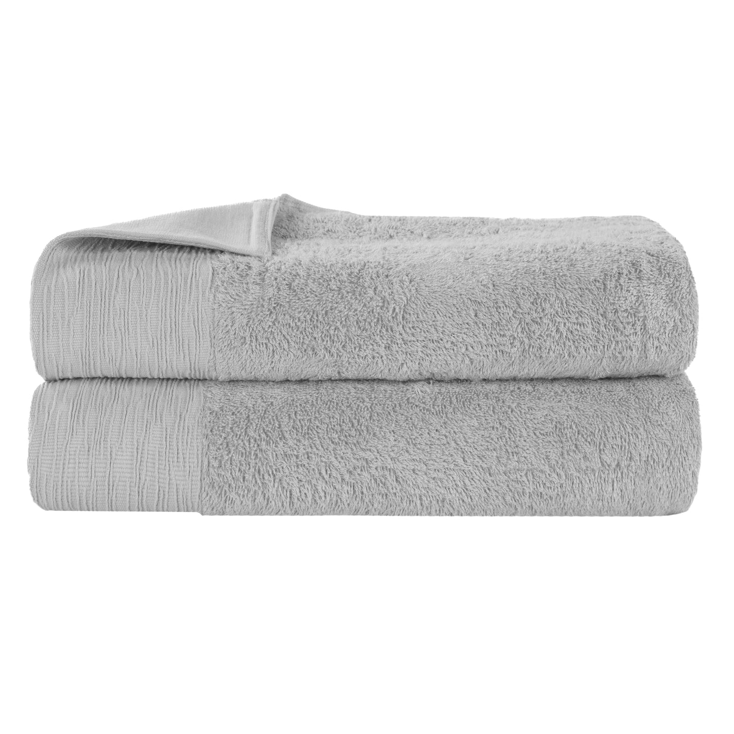 Rayon from Bamboo Eco-Friendly Fluffy Soft Solid Bath Sheet - Platinum