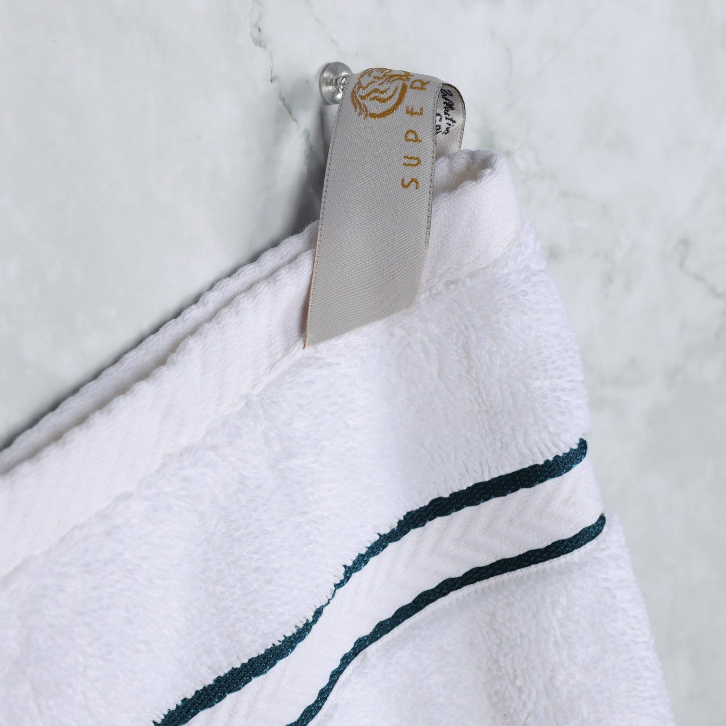 Ultra Plush Turkish Cotton Super Absorbent Solid 2-Piece Bath Sheet Set - Teal