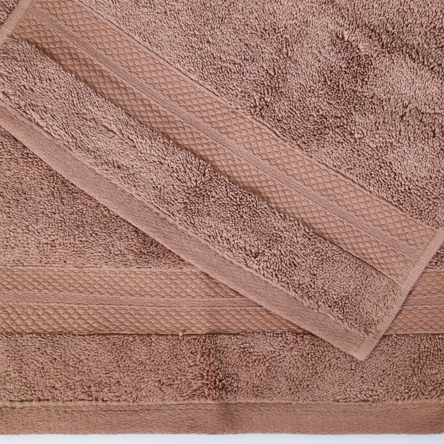 Superior Premium Turkish-Cotton Assorted Towel Set - Taupe